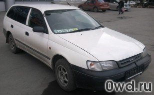 Битый автомобиль Toyota Caldina