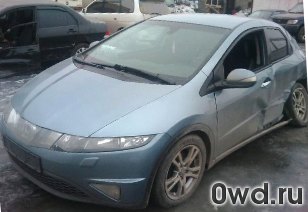 Битый автомобиль Honda Civic